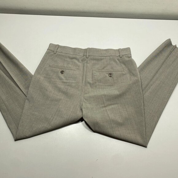 Theory Women's Treeca Good Wool Pants Size 2 Cinder Melange – Slim Straight Fit - Picture 8 of 9